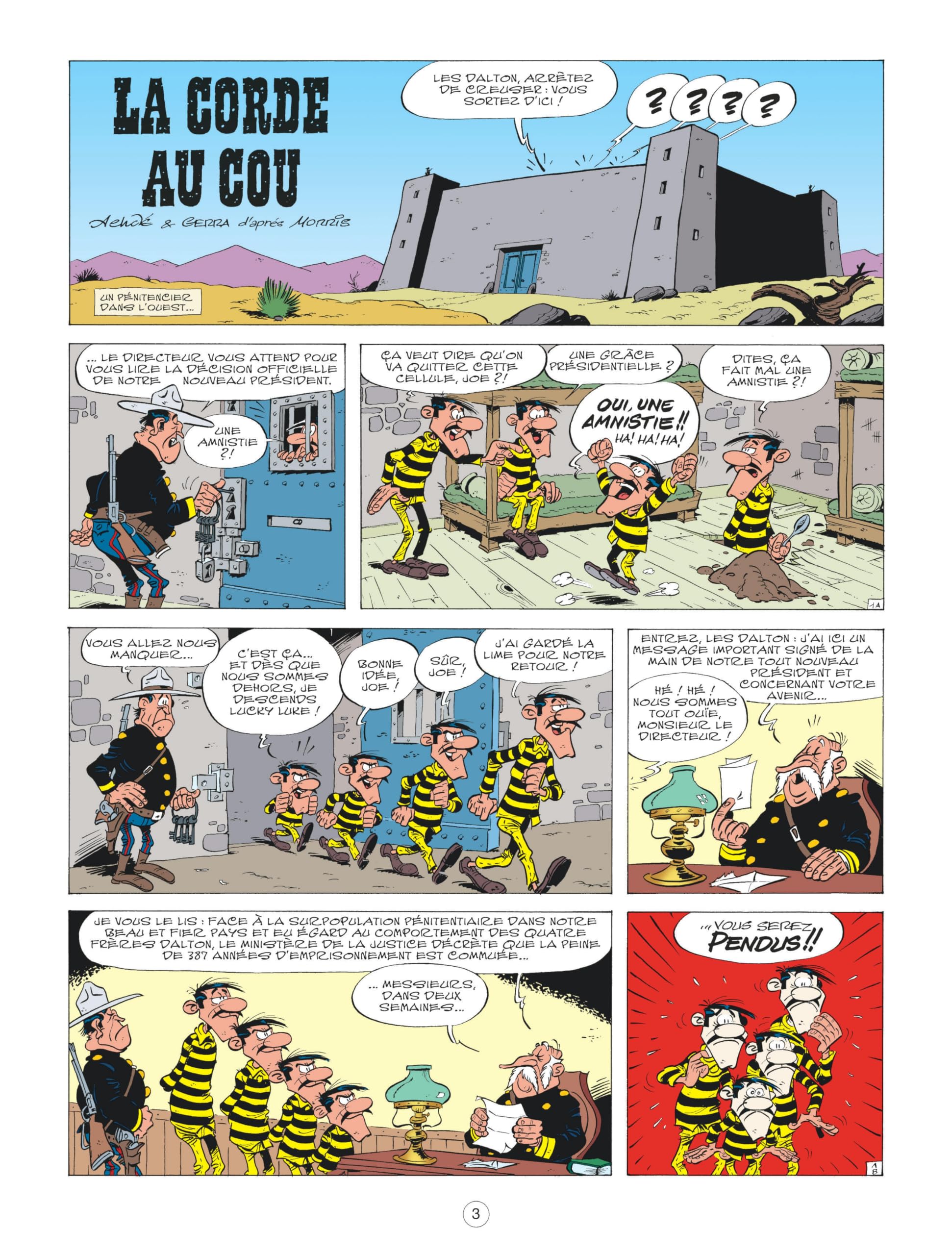 Les Aventures de Lucky Luke d'après Morris - Tome 2 - La Corde au cou