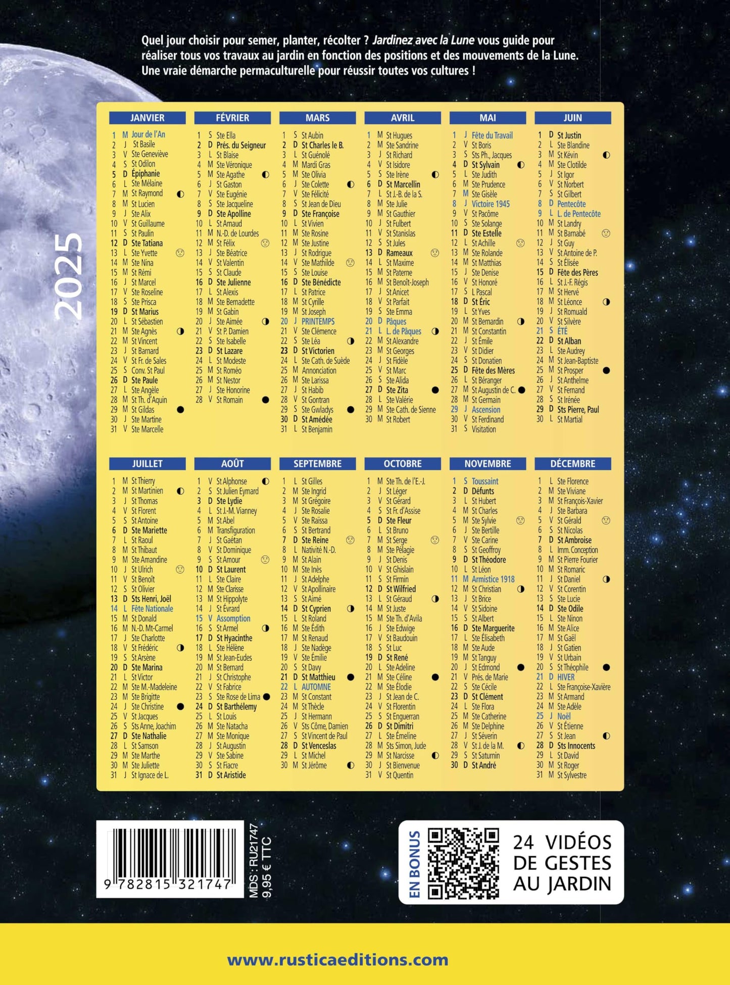 Jardinez avec la lune 2025