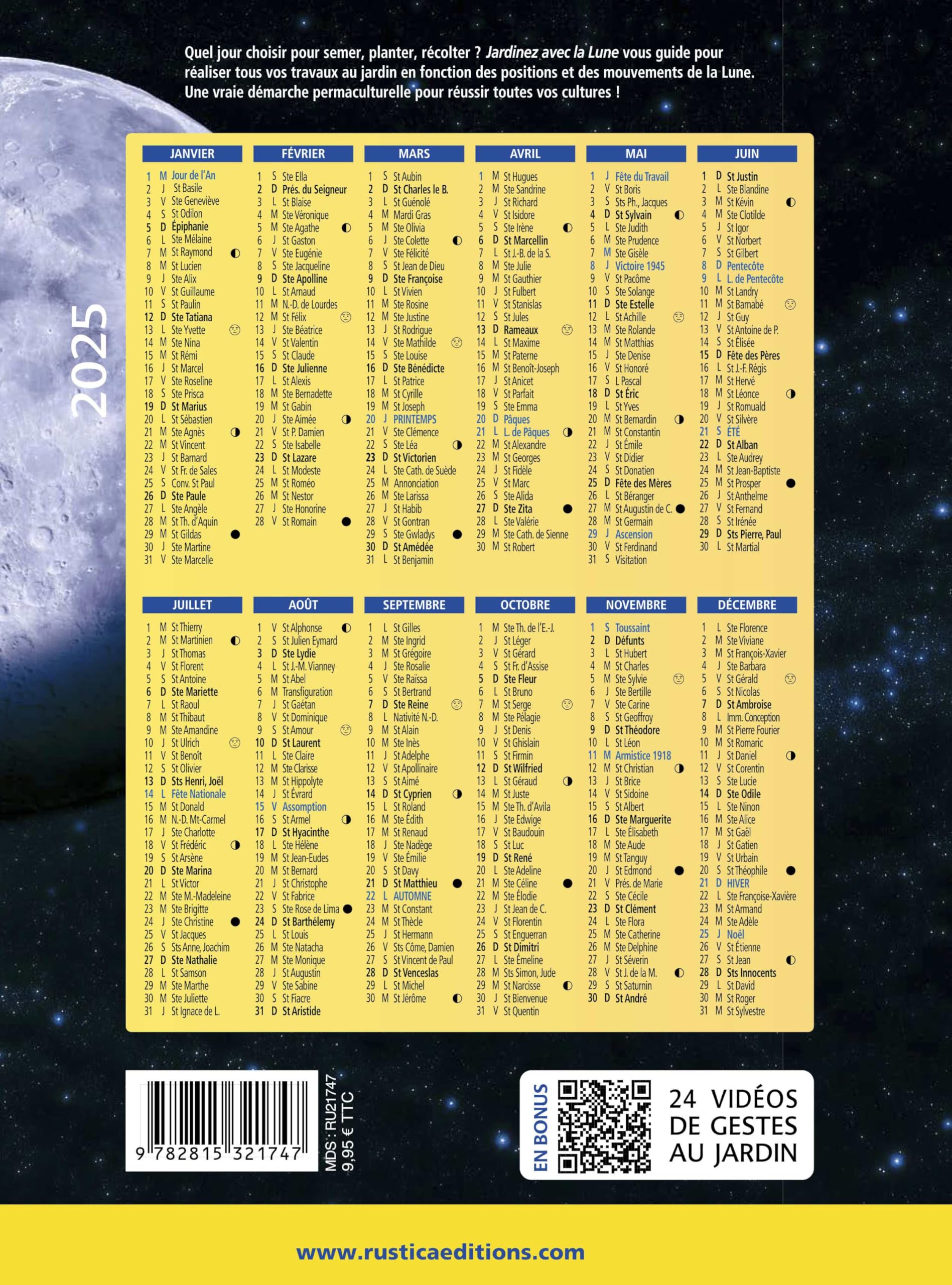 Jardinez avec la lune 2025