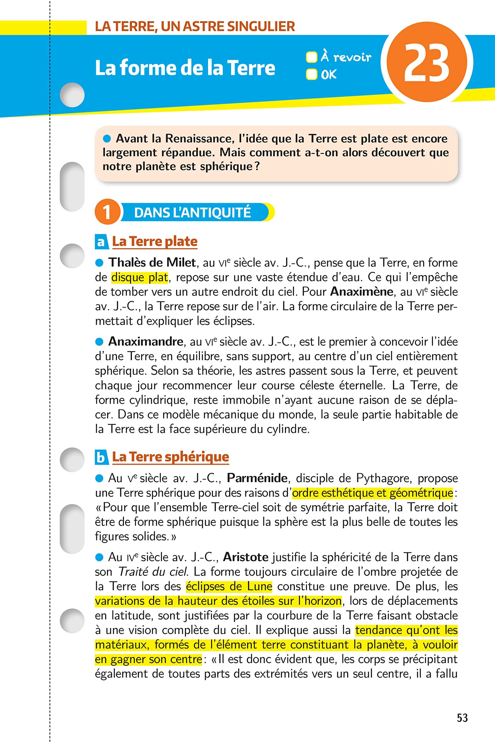 Mes années Bac - Fiches Enseignement scientifique 1re