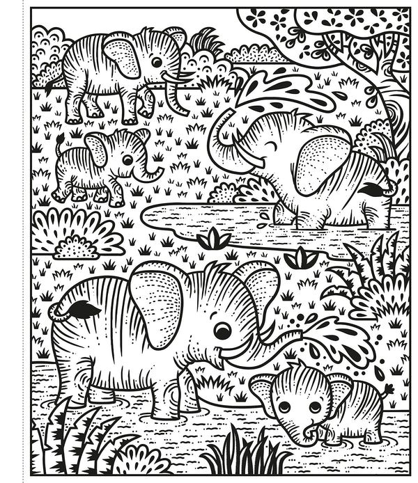 Au zoo - La peinture magique