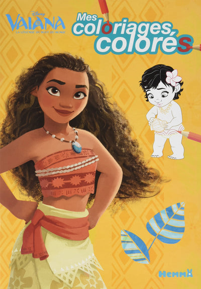 Disney Vaiana Mes coloriages colorés