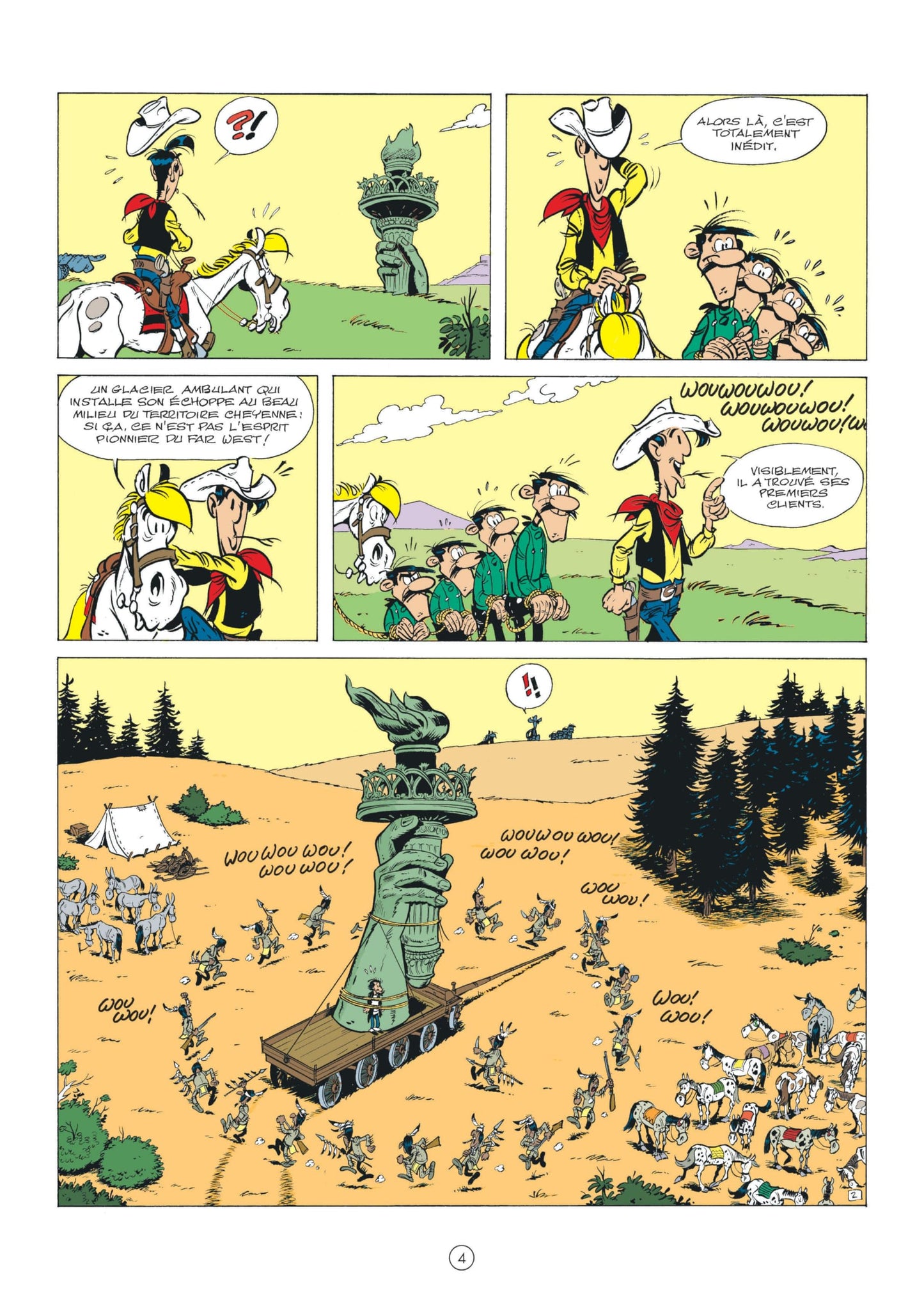 Les Aventures de Lucky Luke d'après Morris - Tome 8 - Un cow-boy à Paris