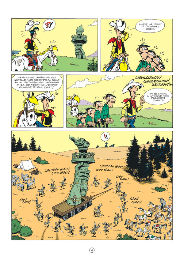 Les Aventures de Lucky Luke d'après Morris - Tome 8 - Un cow-boy à Paris