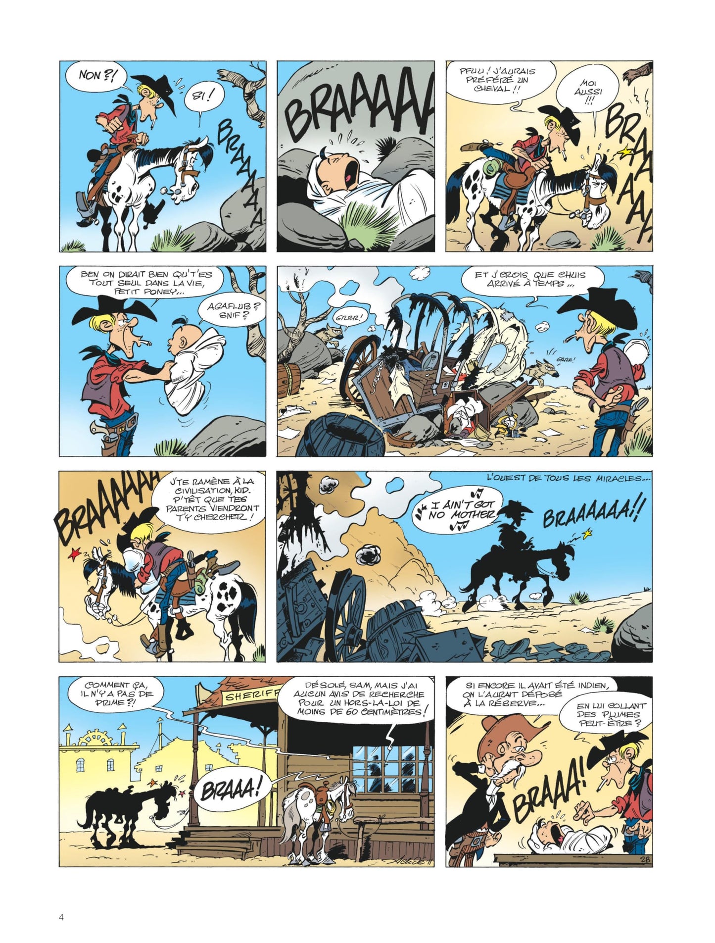 Les Aventures de Kid Lucky d'après Morris - Kid Lucky, L'Apprenti Cow-boy