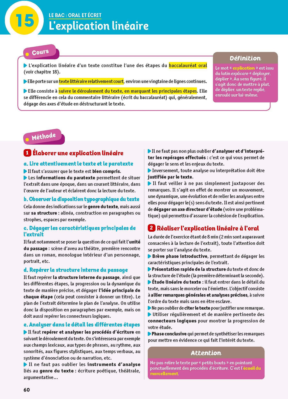 L'année de 1re - Enseignements communs
