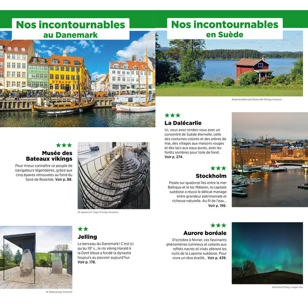 Guide Vert Danemark, Suède