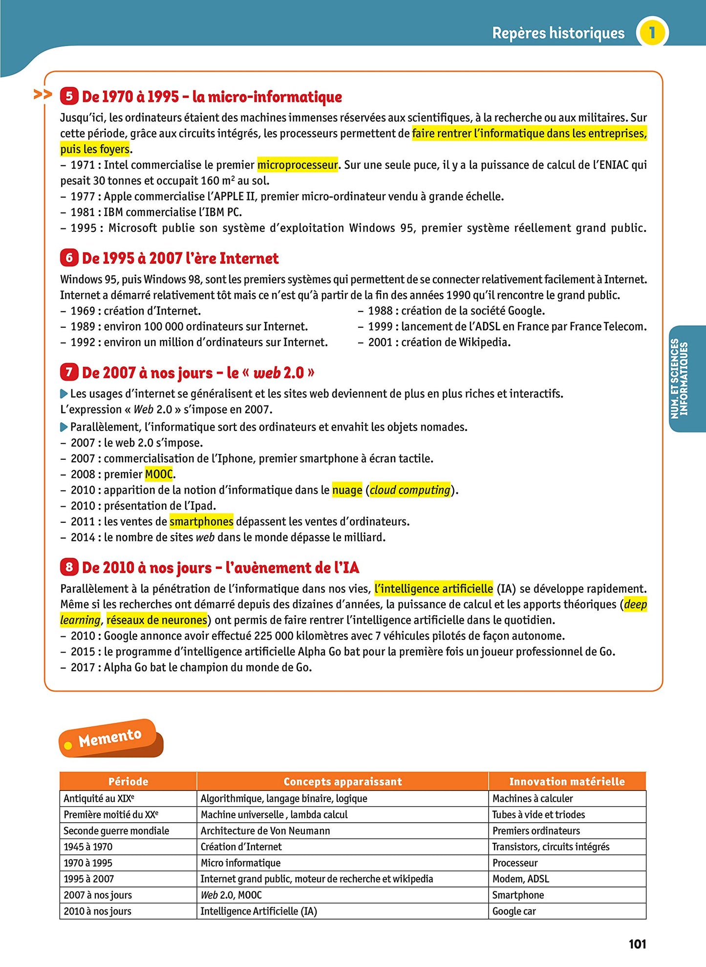 L'Année de 1re - Spécialités Scientifiques