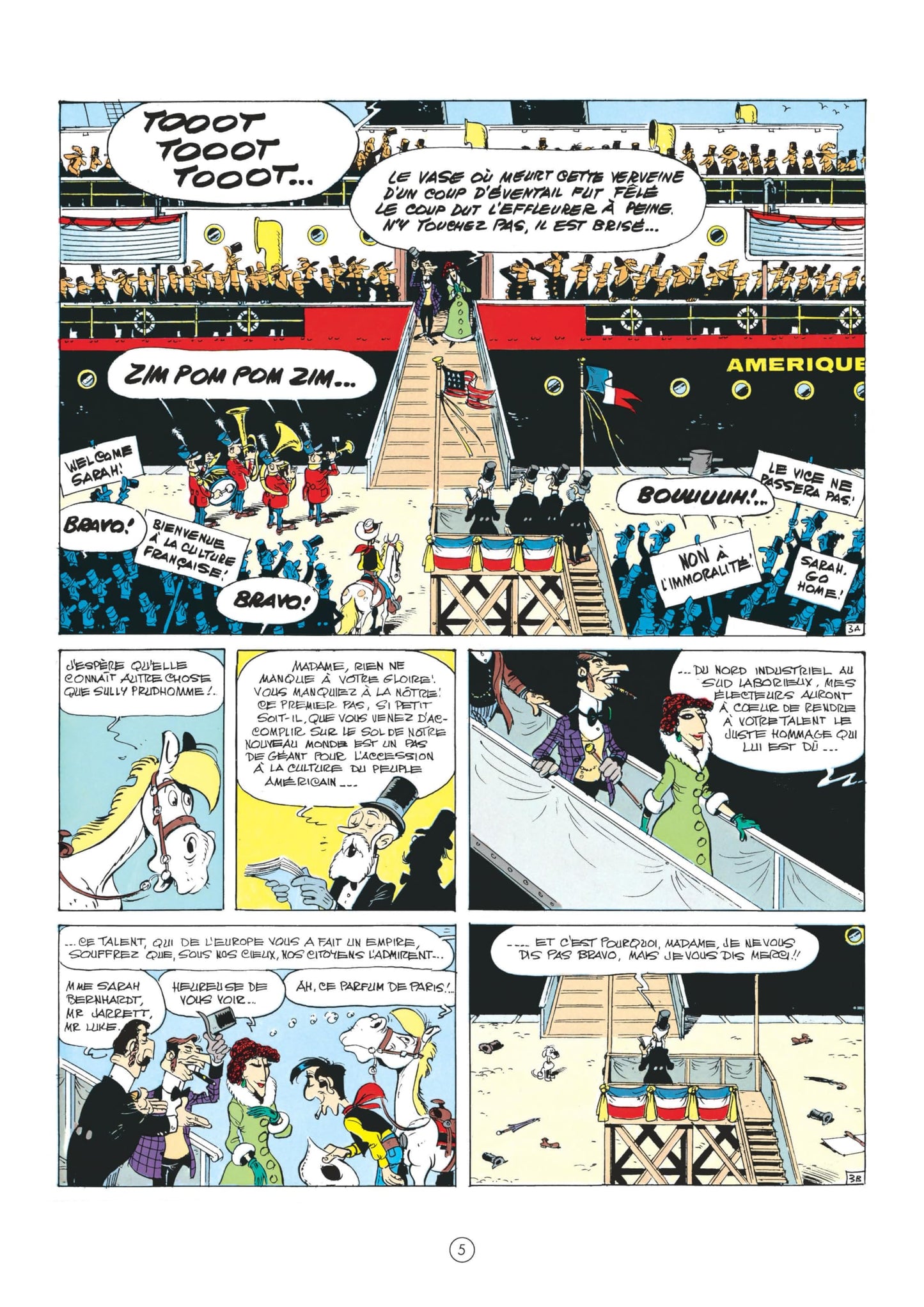 Lucky Luke - Tome 19 - Sarah Bernhardt