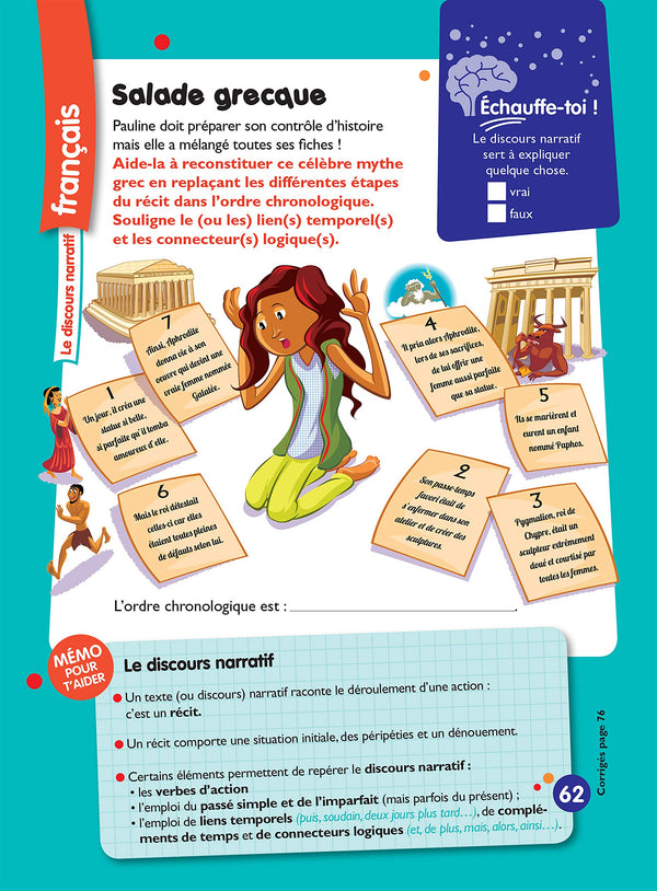 Réviser en vacances de la 6e à la 5e - 120 jeux sur tout le programme