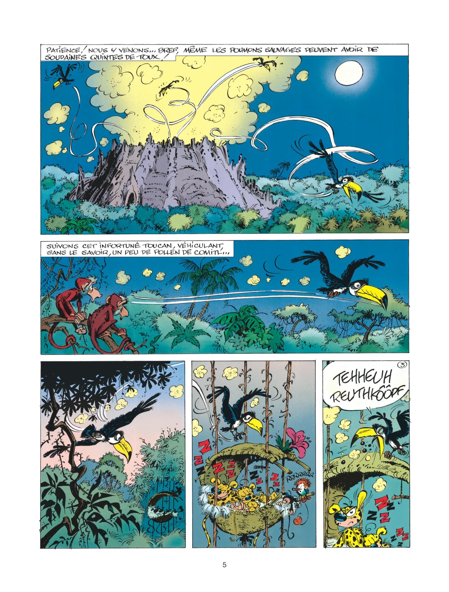 Le Marsupilami, tome 4 : Le Pollen du Monte Urticando