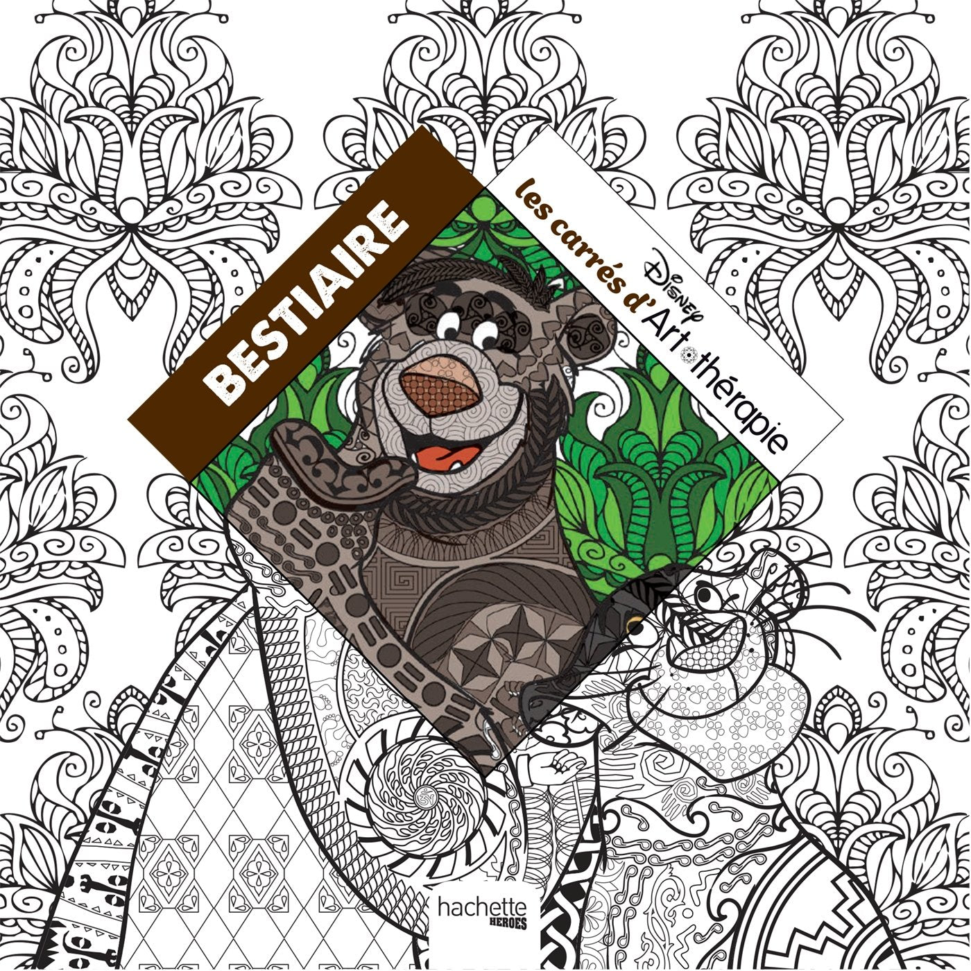 Bestiaire Disney: Carrés à colorier