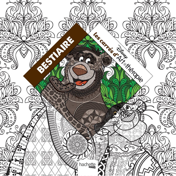 Bestiaire Disney: Carrés à colorier