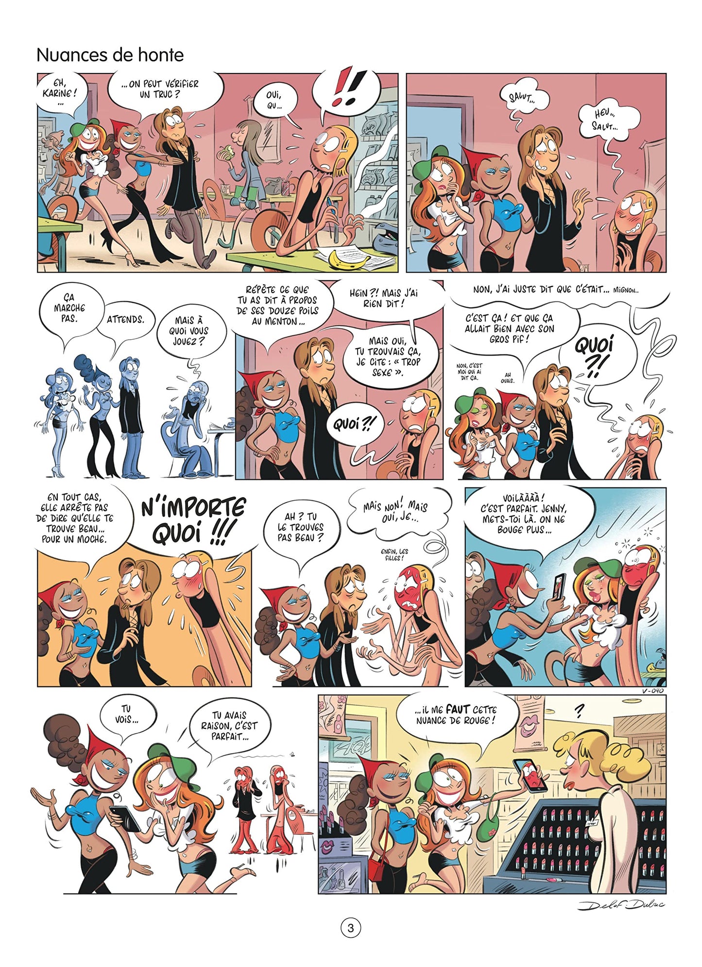 Les vacheries des Nombrils - Tome 2 - Une fille en or