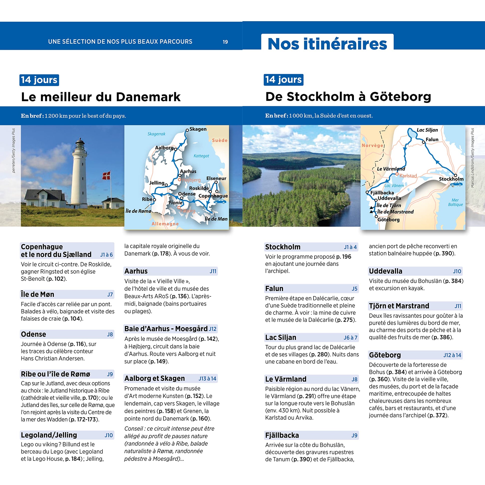 Guide Vert Danemark, Suède