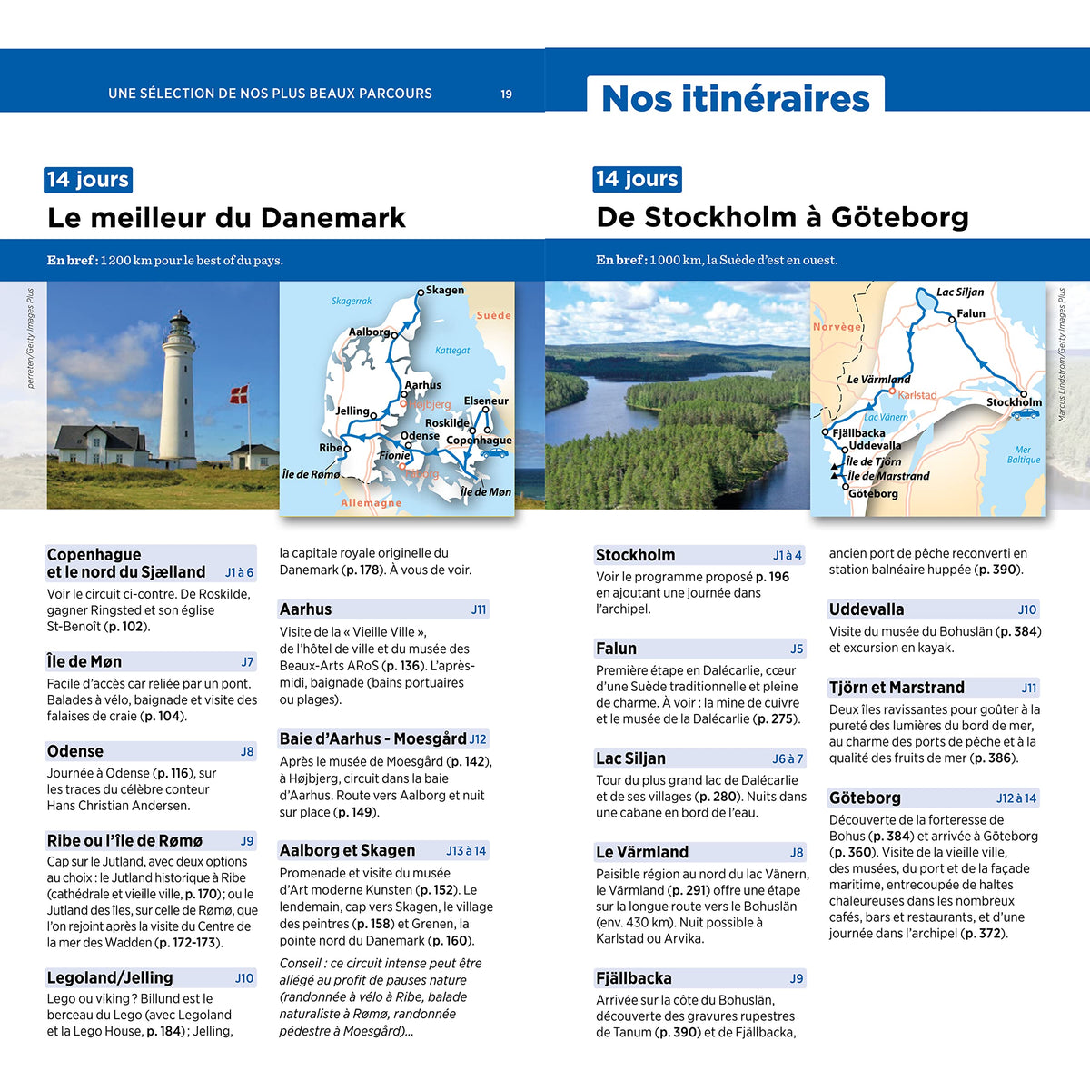 Guide Vert Danemark, Suède