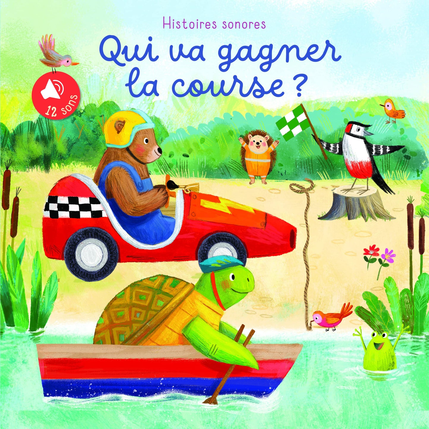 Qui va gagner la course ? - Histoires sonores: 12 sons