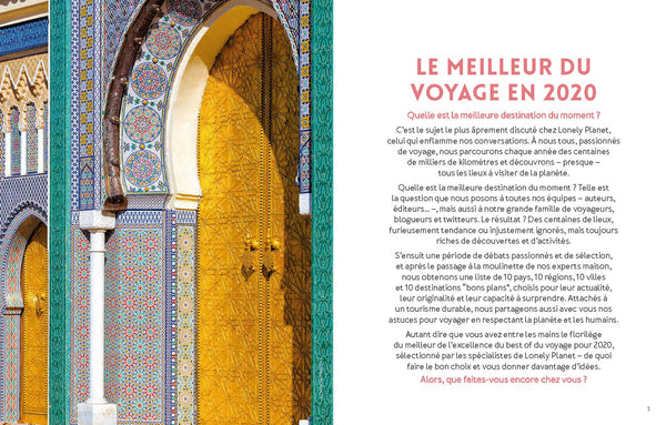 Le Best of 2020 de Lonely Planet