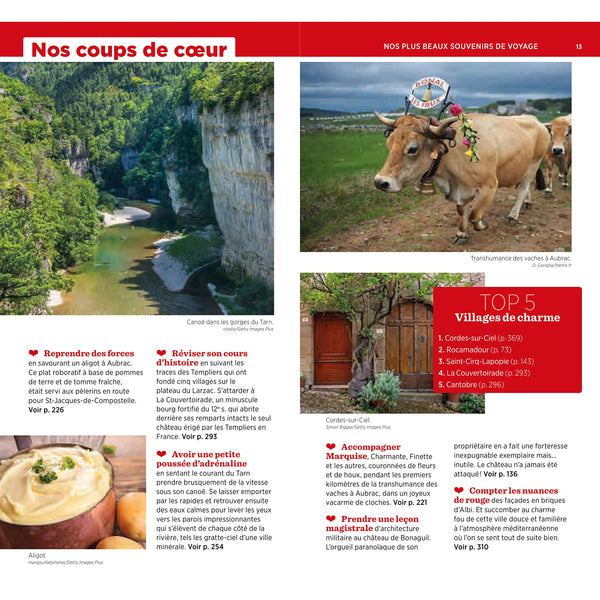 Guide Vert Lot, Aveyron, Vallée du Tarn