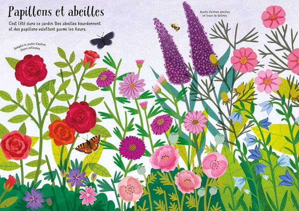 Les fleurs - Mes petits autocollants Usborne