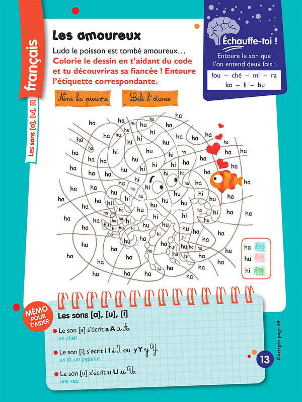 Réviser en vacances du CP au CE1 - 120 jeux sur tout le programme