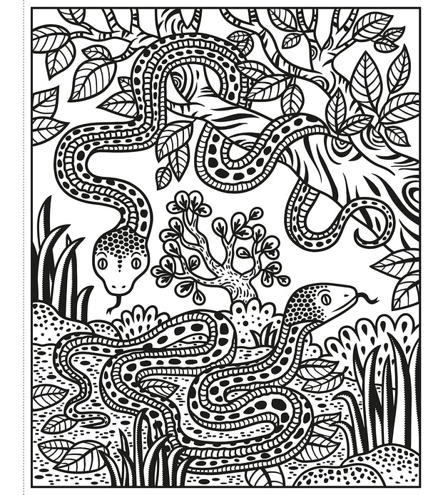Au zoo - La peinture magique