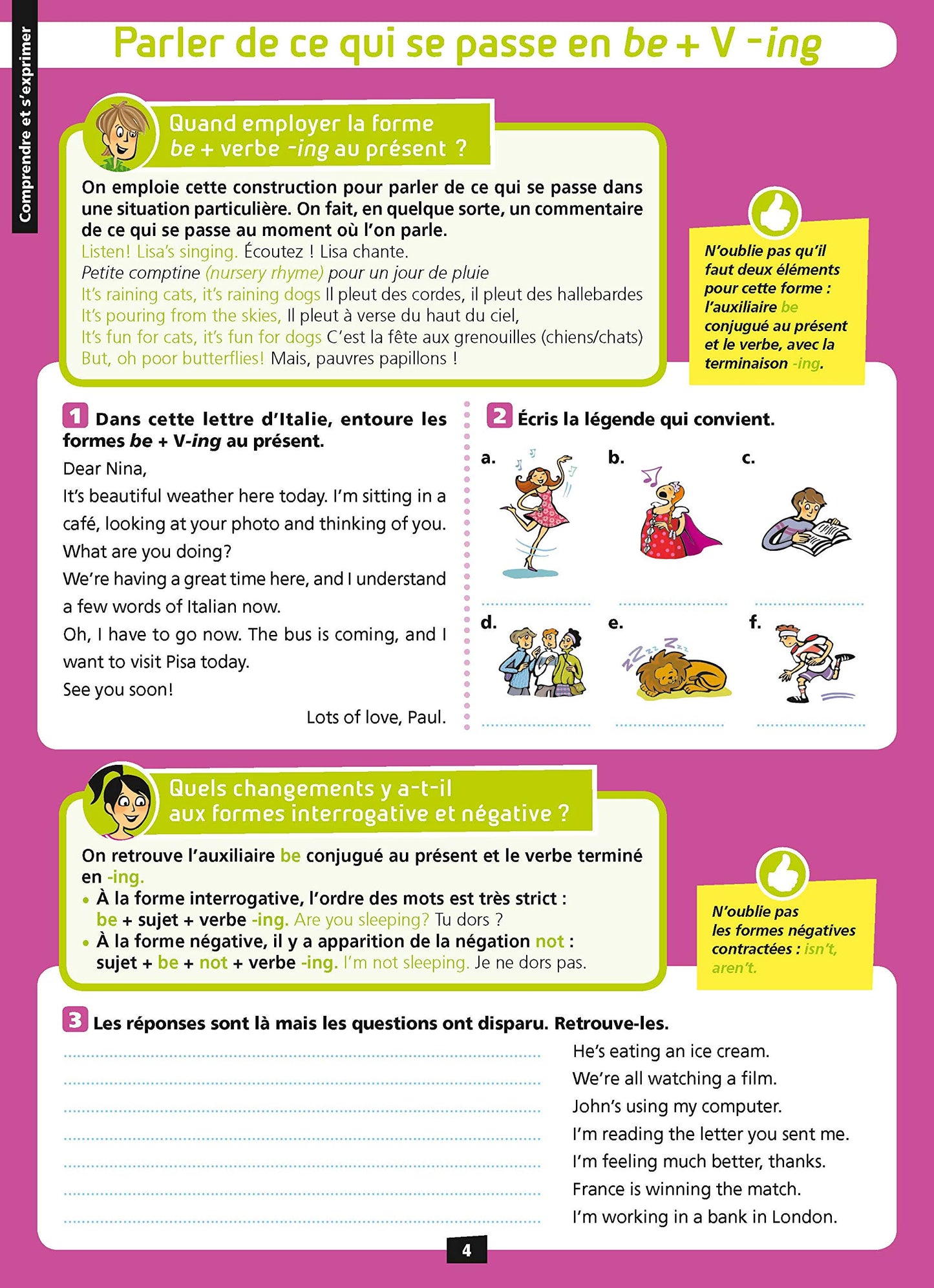 Ça y est, je sais ! - Anglais 5e