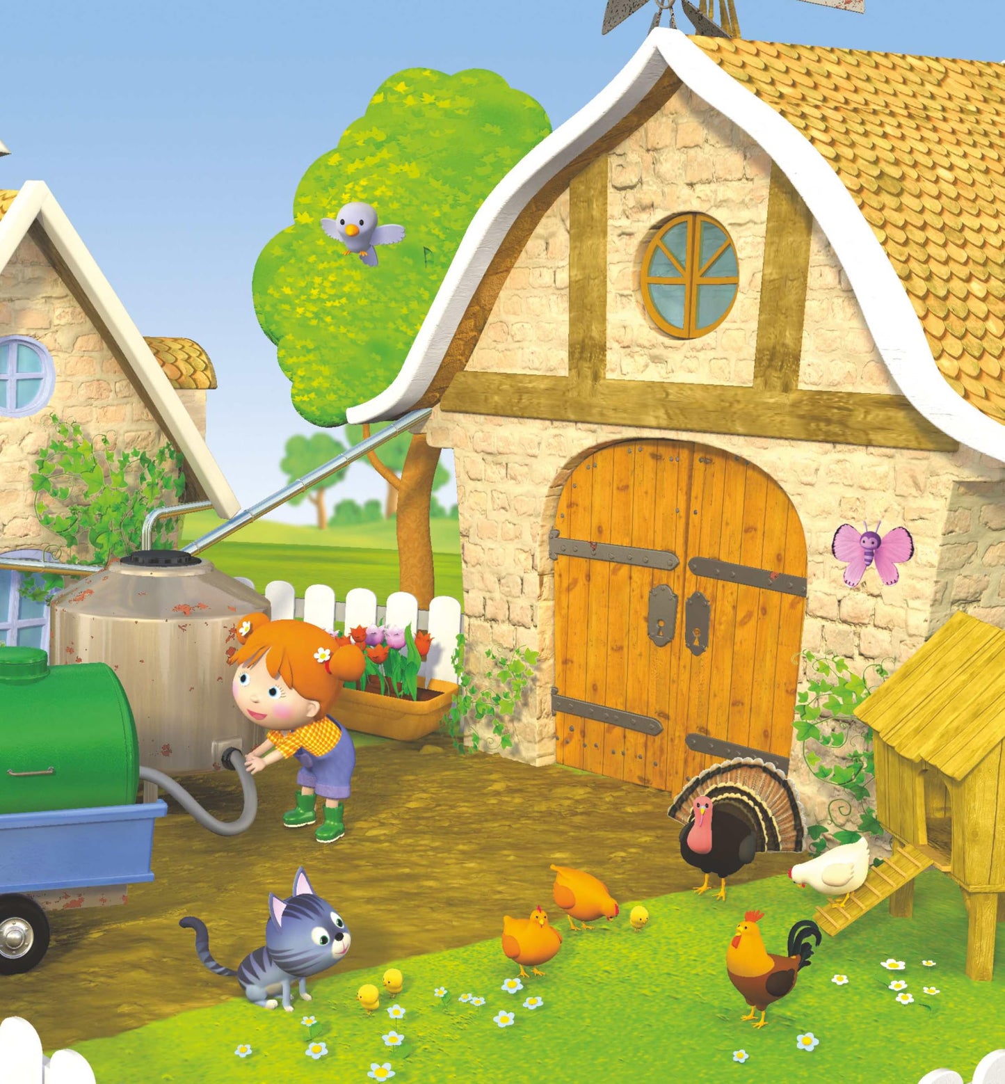 Le tracteur de Fleur