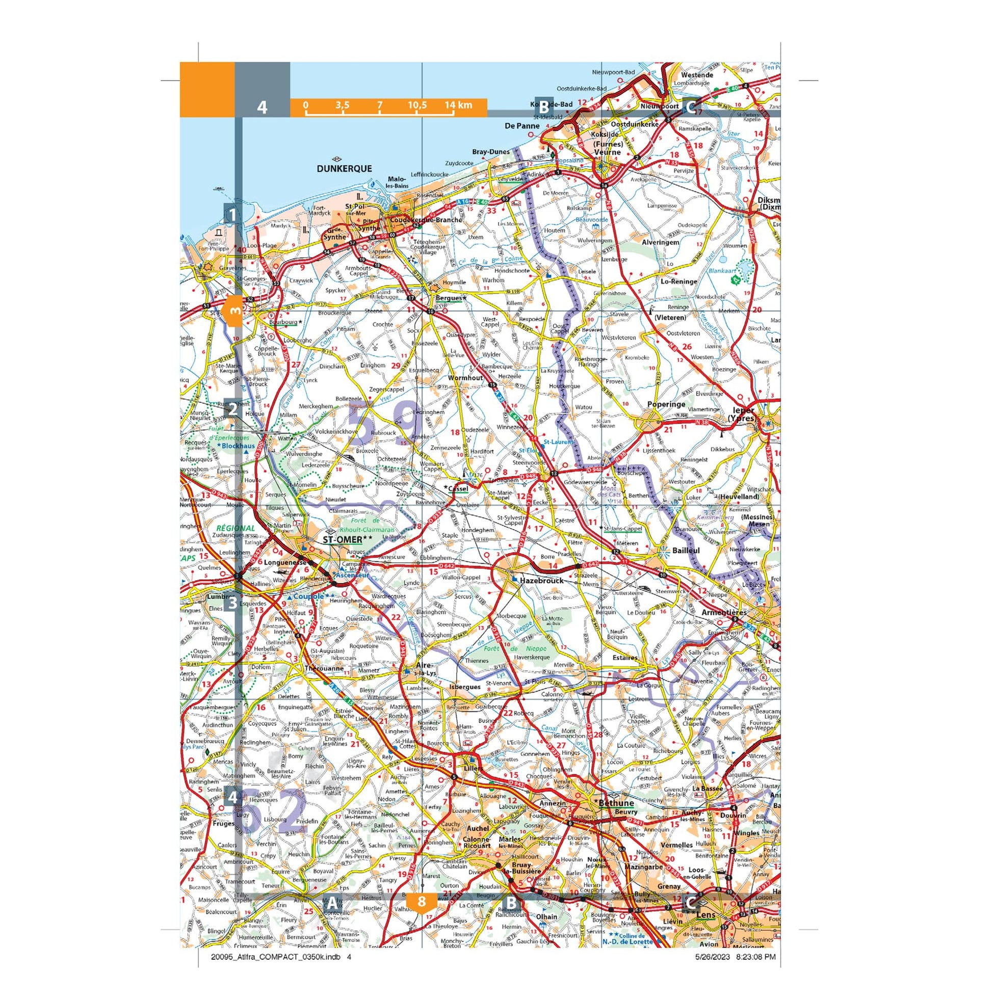Atlas Routier France 2024 (Petit Format - Spiral)