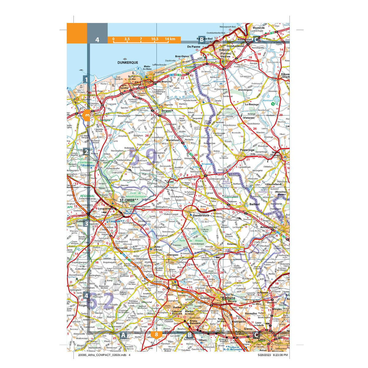 Atlas Routier France 2024 (Petit Format - Spiral)