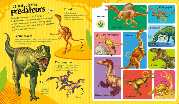 MON LIVRE SONORE - INCROYABLES DINOSAURES - 60 CRIS