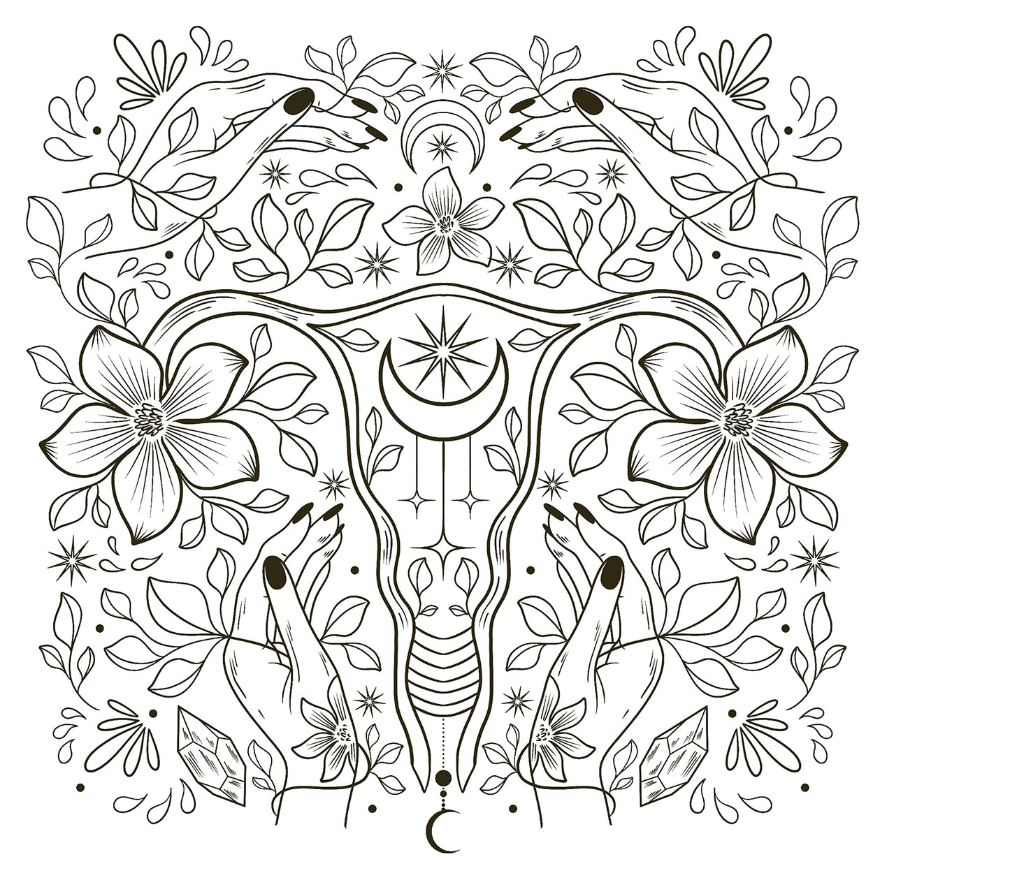 Mes mandalas à peindre : esprits du féminin