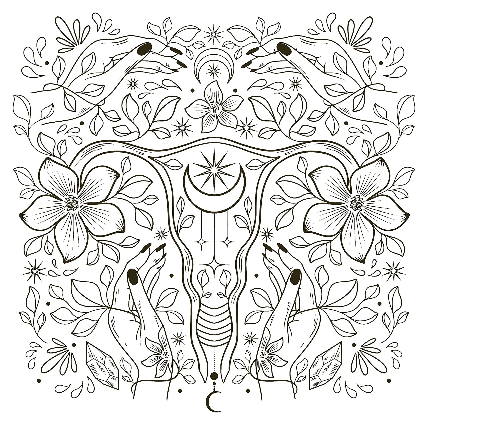 Mes mandalas à peindre : esprits du féminin