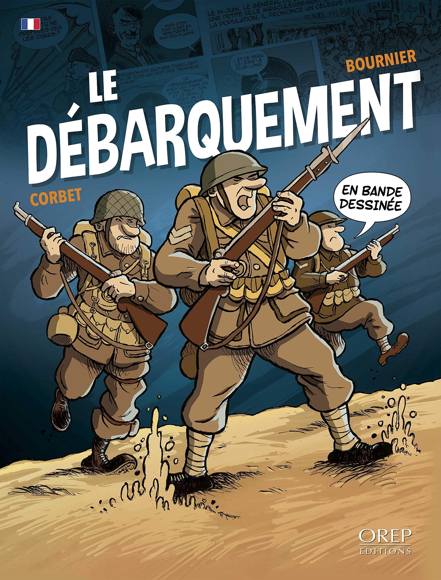 Le débarquement en bande dessinée