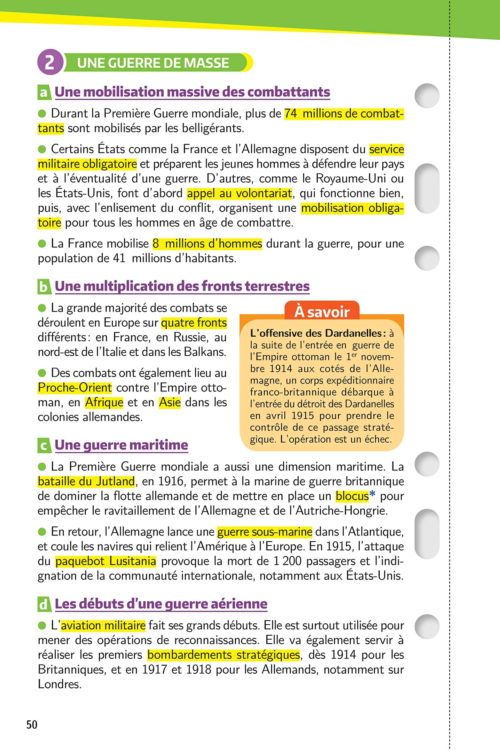 Mes années Bac - Fiches Histoire-Géographie 1re
