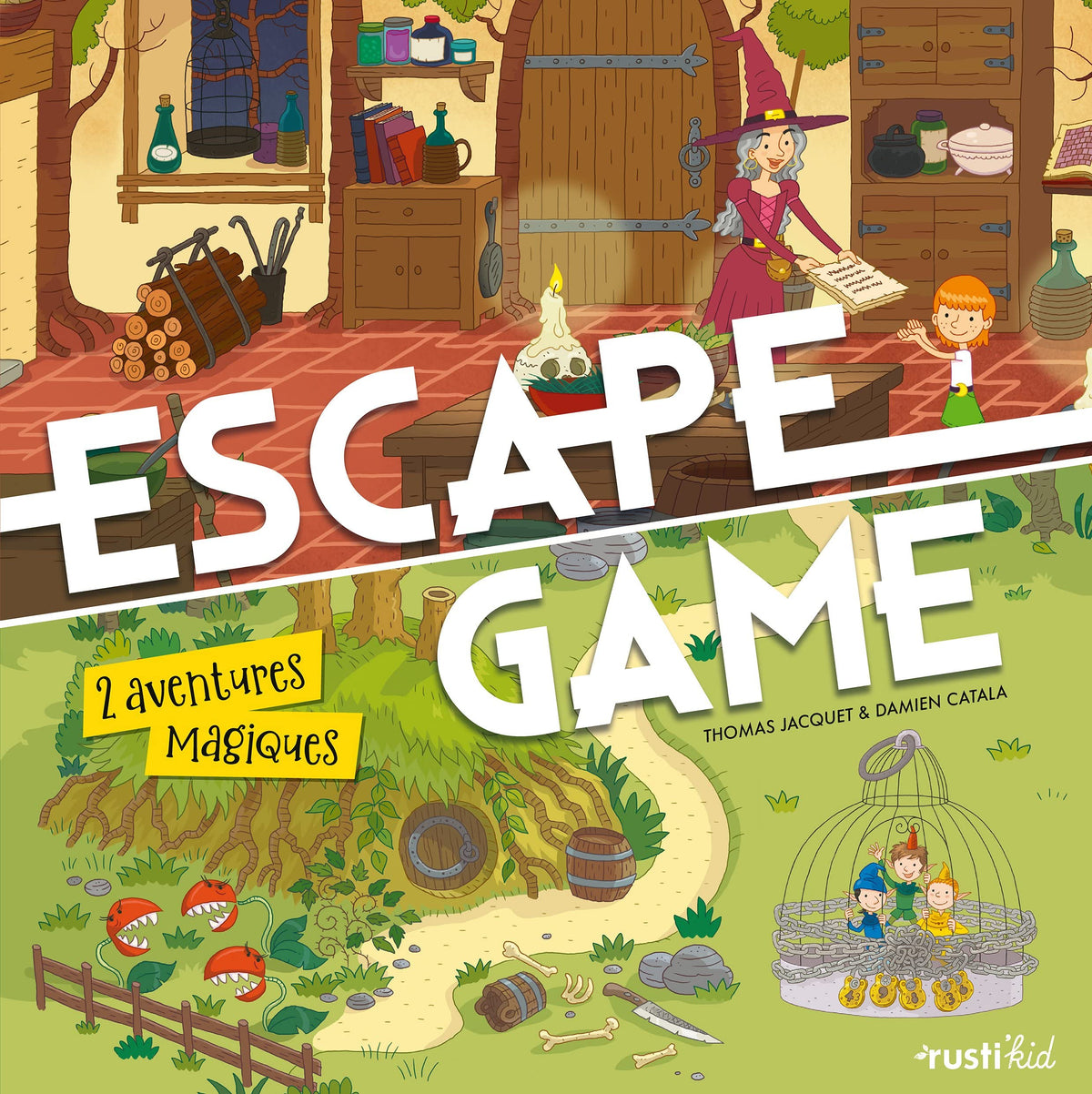 Escape Game : 2 aventures magiques: Fabrique la potion de sorcière et libère les lutins emprisonnés