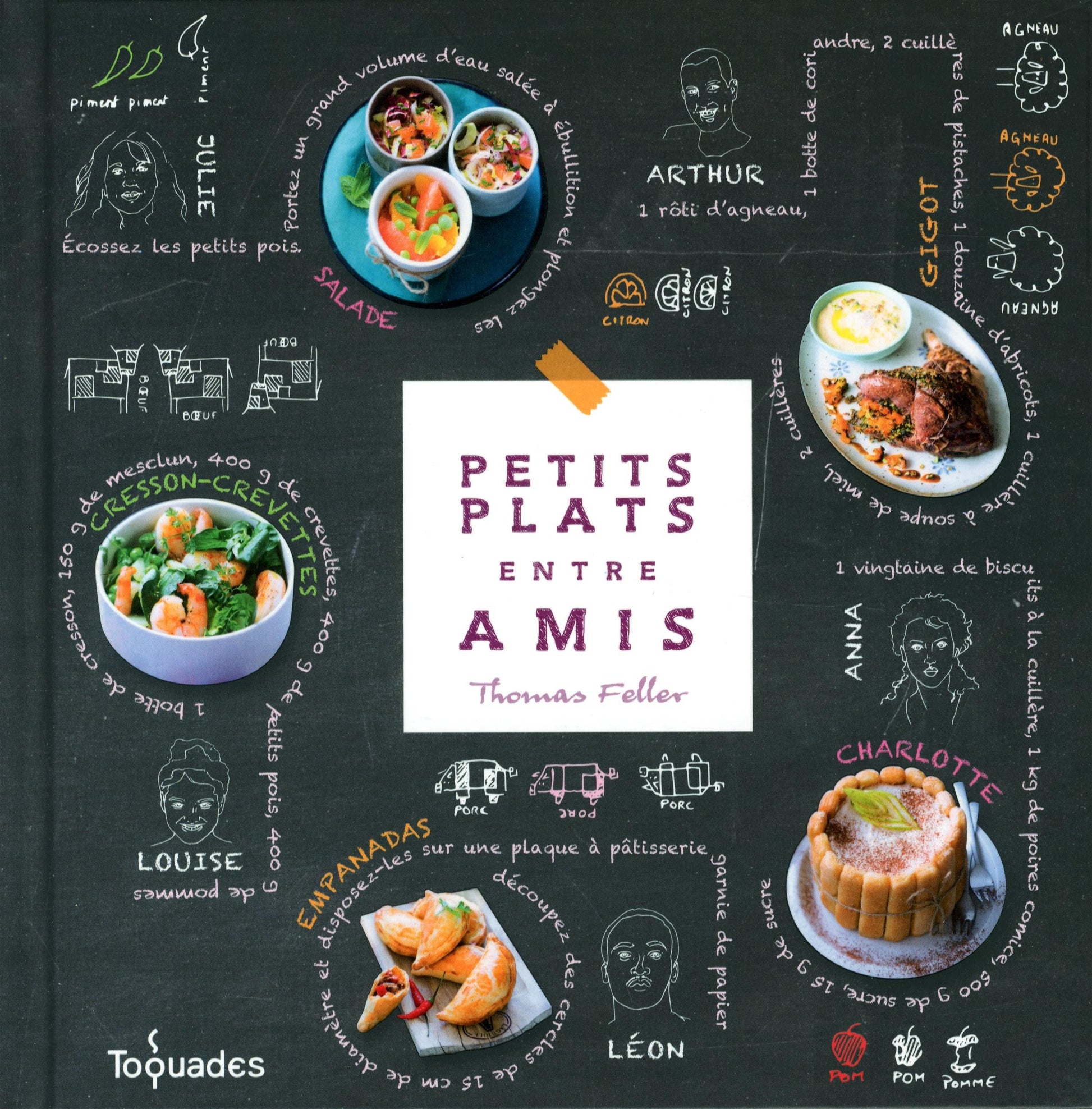 Petits plats entre amis : autour du monde, sans se lever, au jardin et pas un gramme de plus