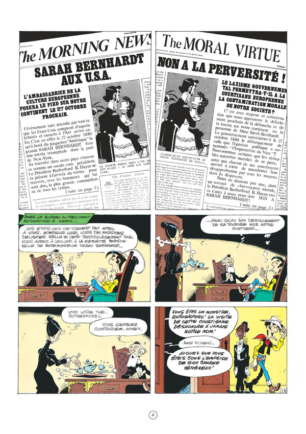 Lucky Luke - Tome 19 - Sarah Bernhardt