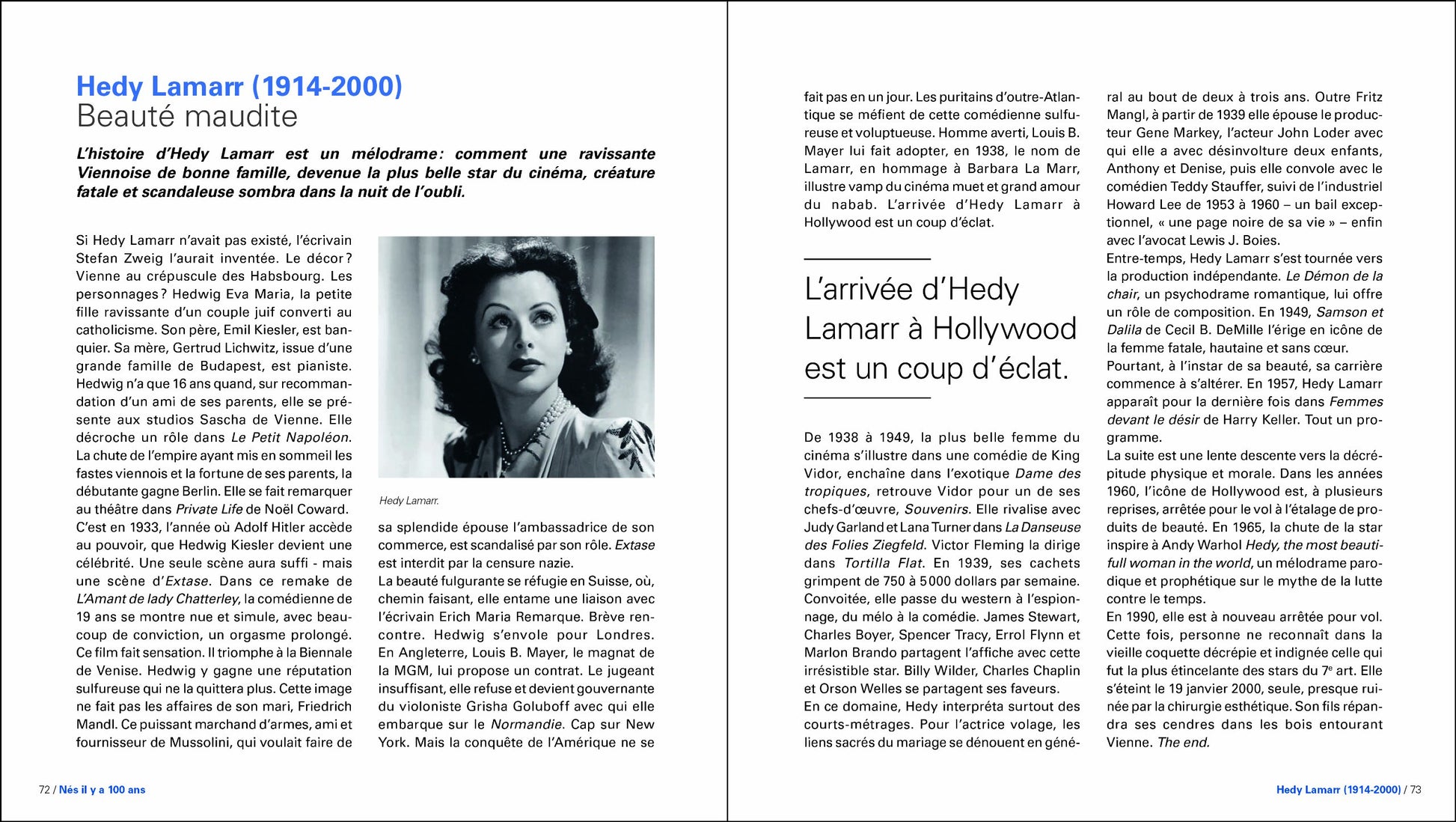 Nés il y a 100 ans