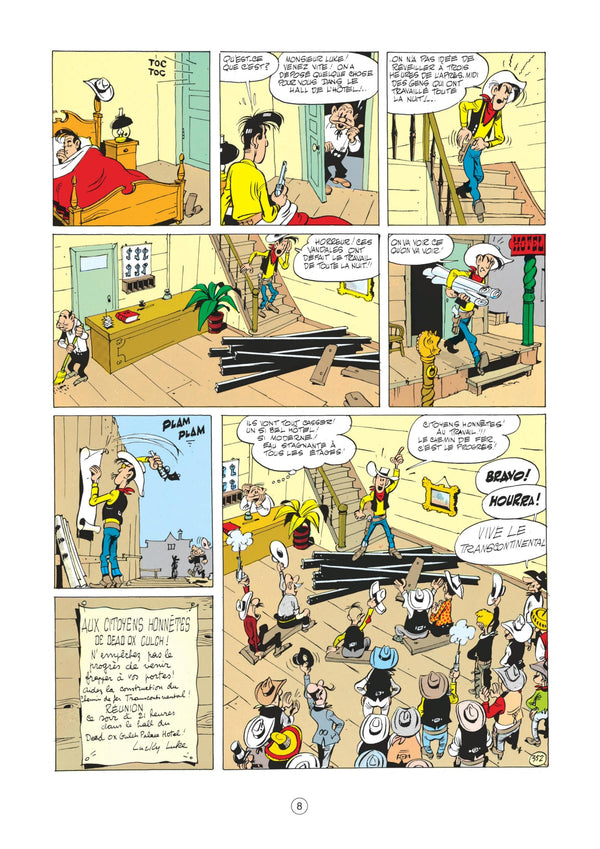 Lucky Luke - Tome 9 - Des rails sur la prairie