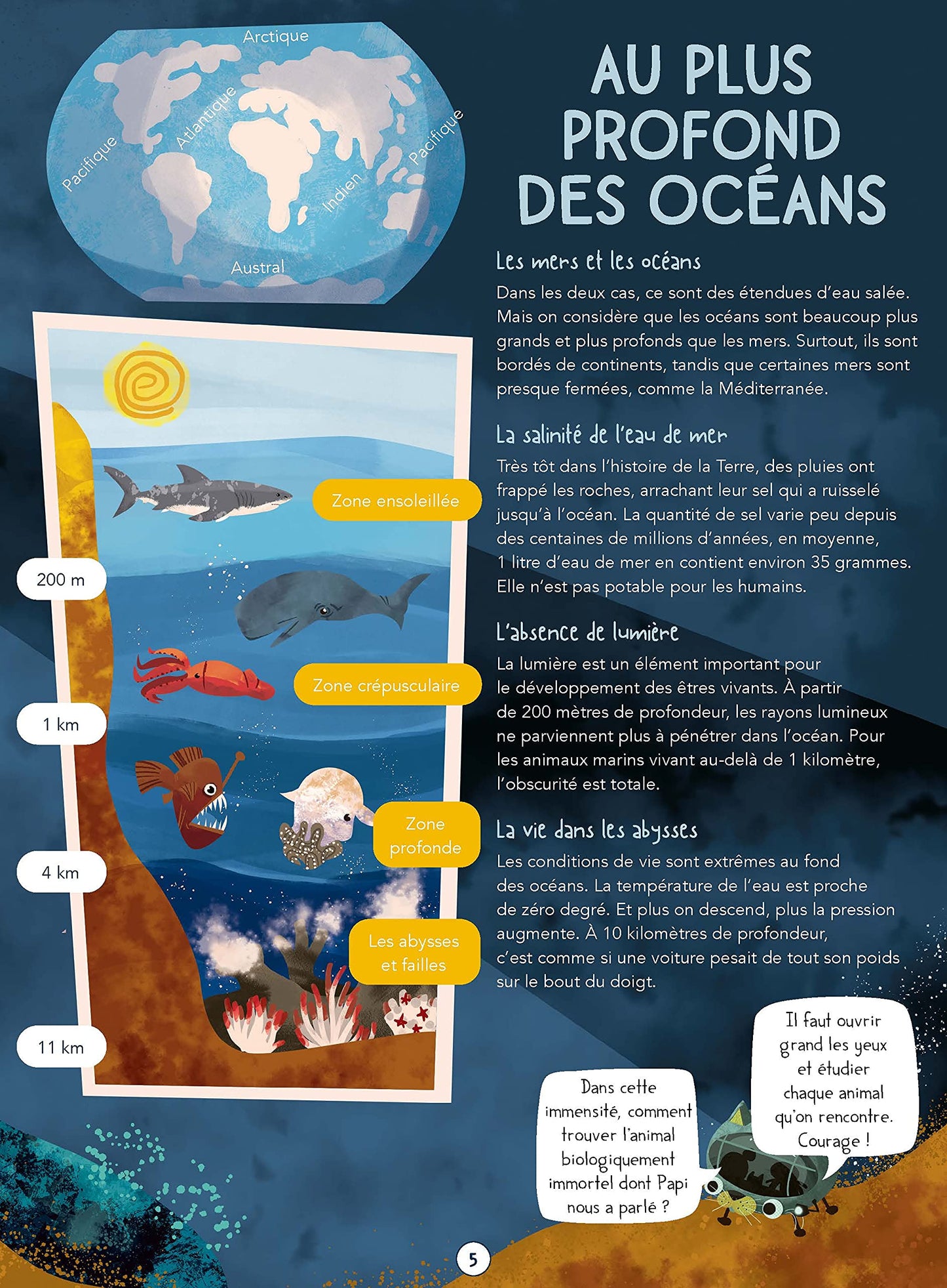 Découvre les animaux marins en BD