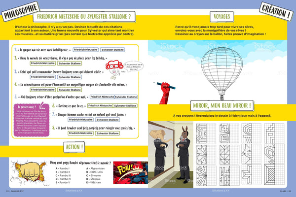 Cahier d'été pour ne pas s'emmerder sur la plage