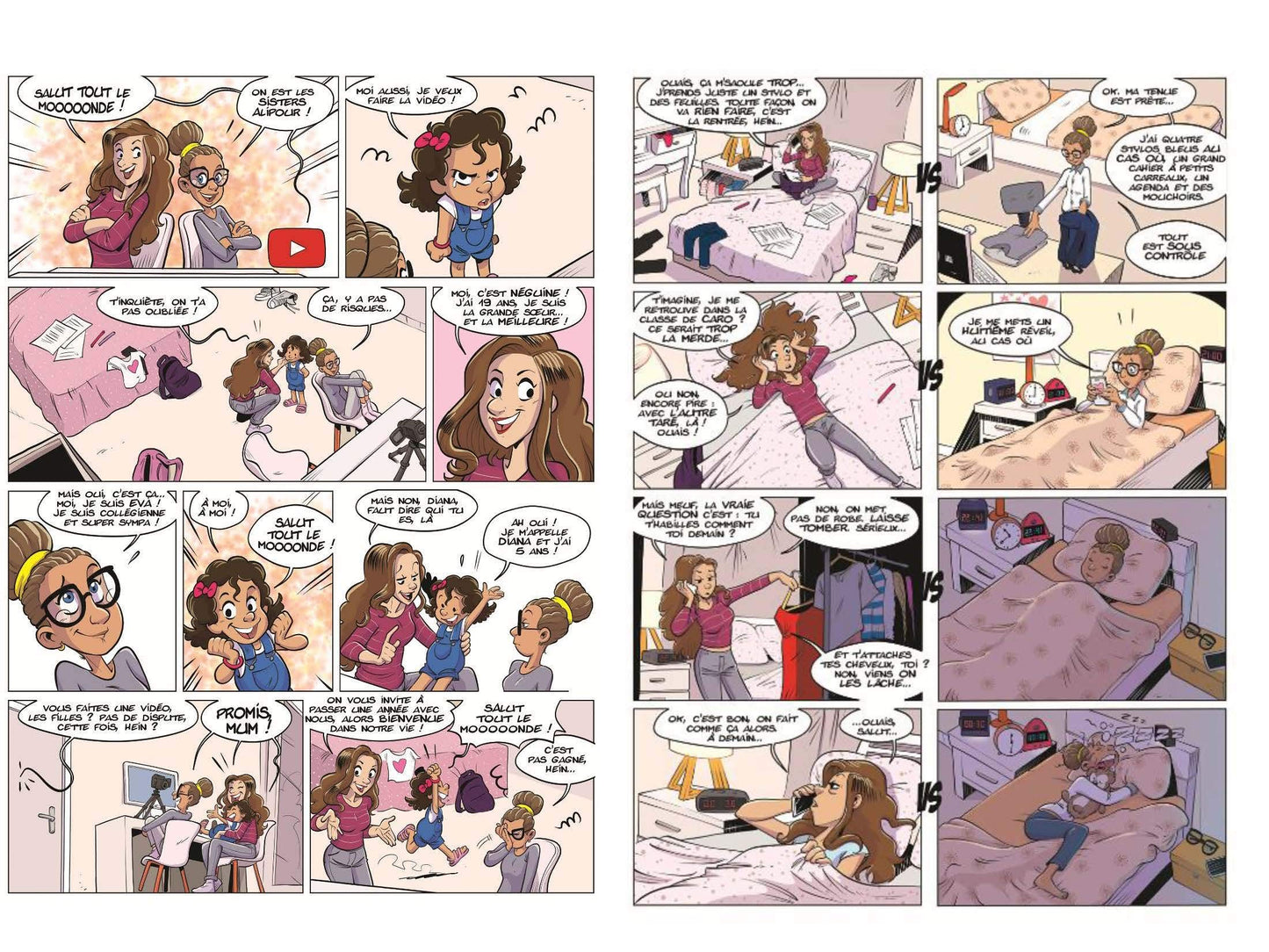 Sisters Alipour - B.D. - Une année de folie ! - Bande dessinée - Dès 8 ans