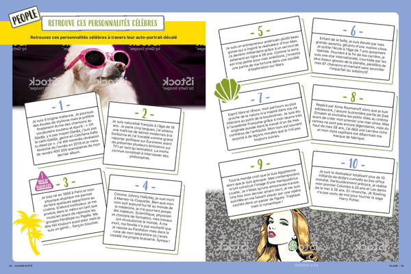 Cahier d'été pour ne pas s'emmerder sur la plage