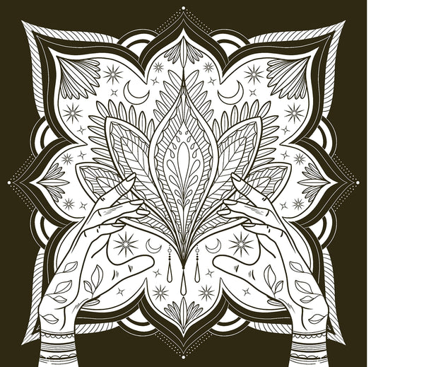 Mes mandalas à peindre : esprits du féminin