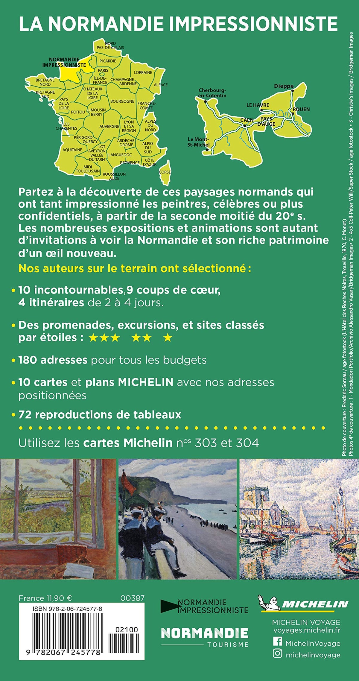 Guide Vert Normandie impressionniste