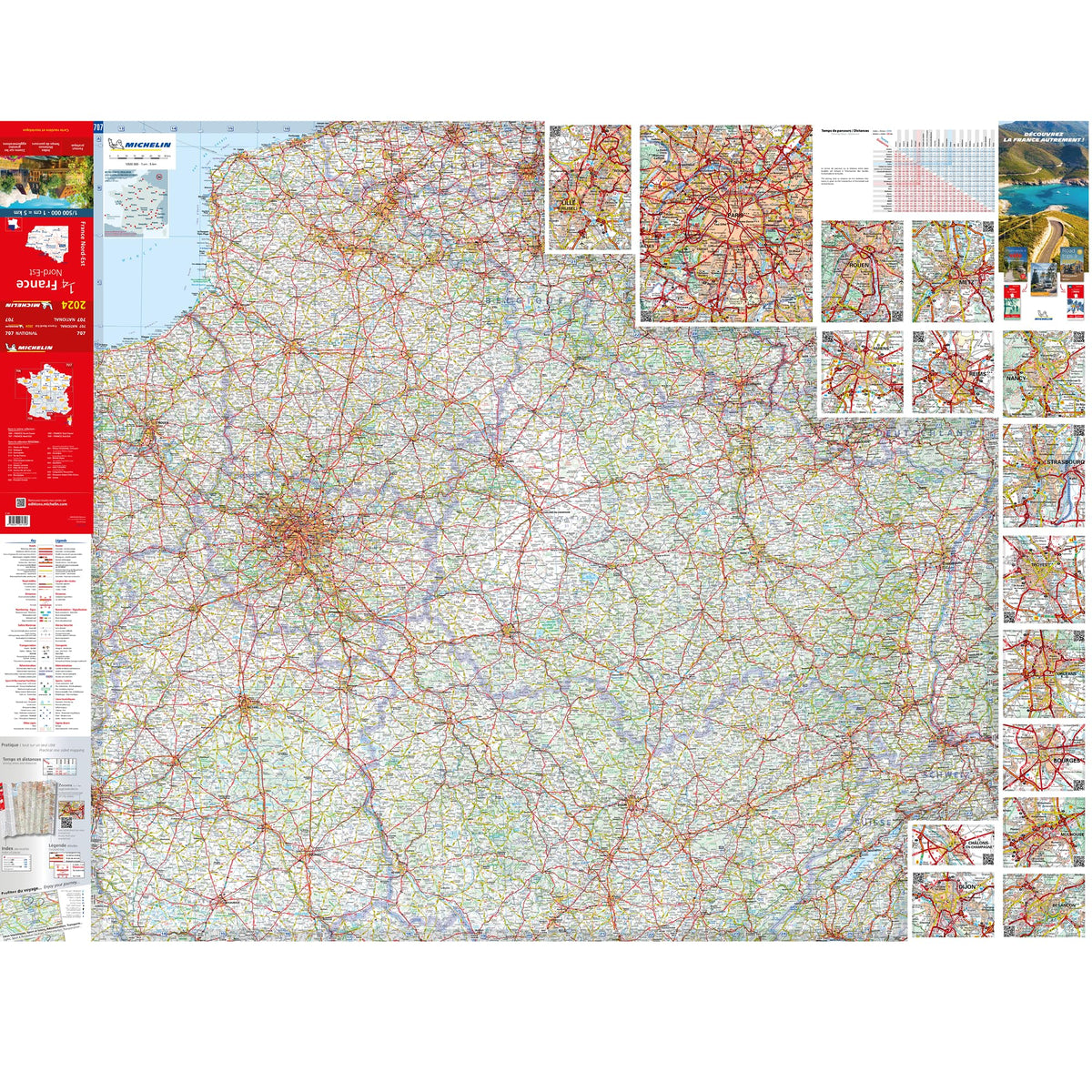 Carte Nationale France Nord-Est 2024