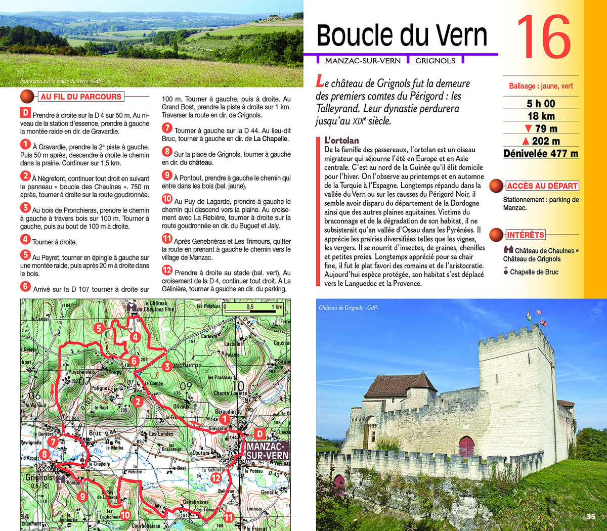 Dordogne les 30 plus beaux sentiers