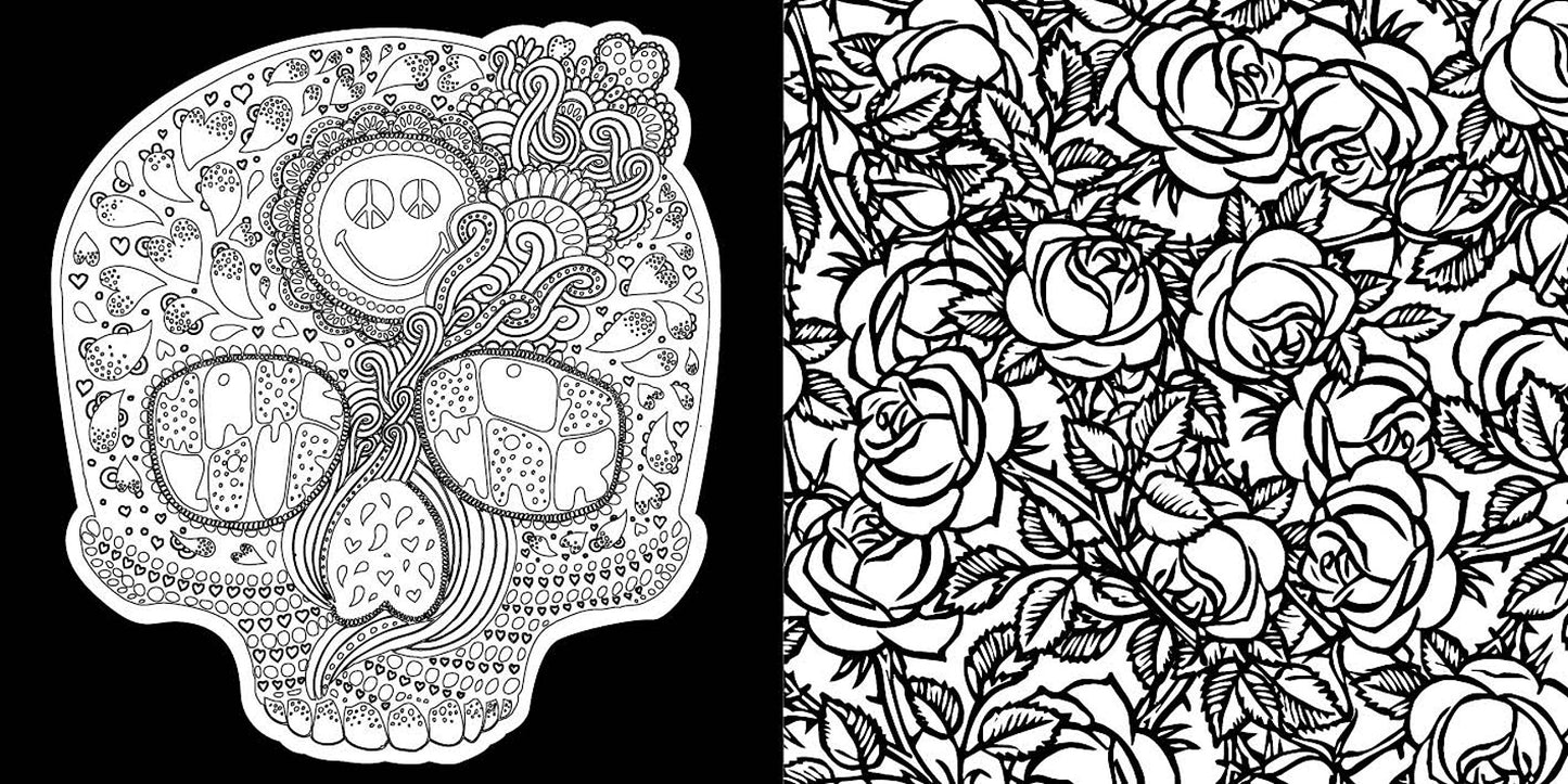 Smiley - Coloriages d'urgence pour retrouver sa bonne humeur (bleu)