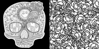 Smiley - Coloriages d'urgence pour retrouver sa bonne humeur (bleu)